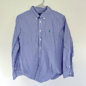 Boys Ralph Lauren gingham button down.